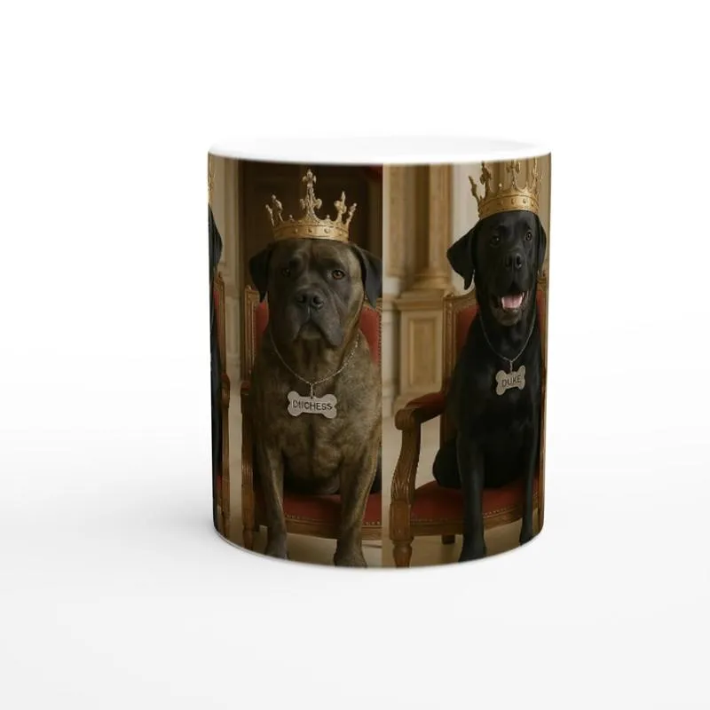 Duke & Duchess - White 11oz Ceramic Mug