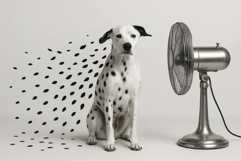 Dalmatian in the Breeze – Canvas 27x35 cm / 11x14″
