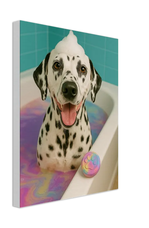 Bubbly Paws Canvas Collection – Dogs at Bathtime - view 3