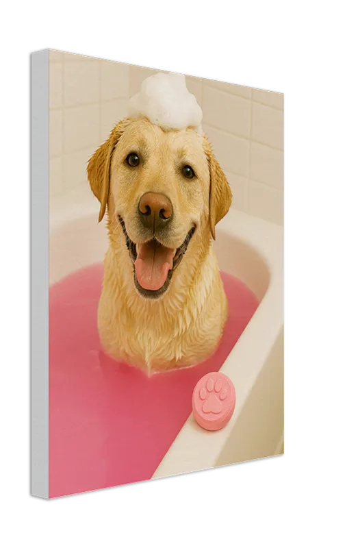Bubbly Paws Canvas Collection – Dogs at Bathtime - view 5