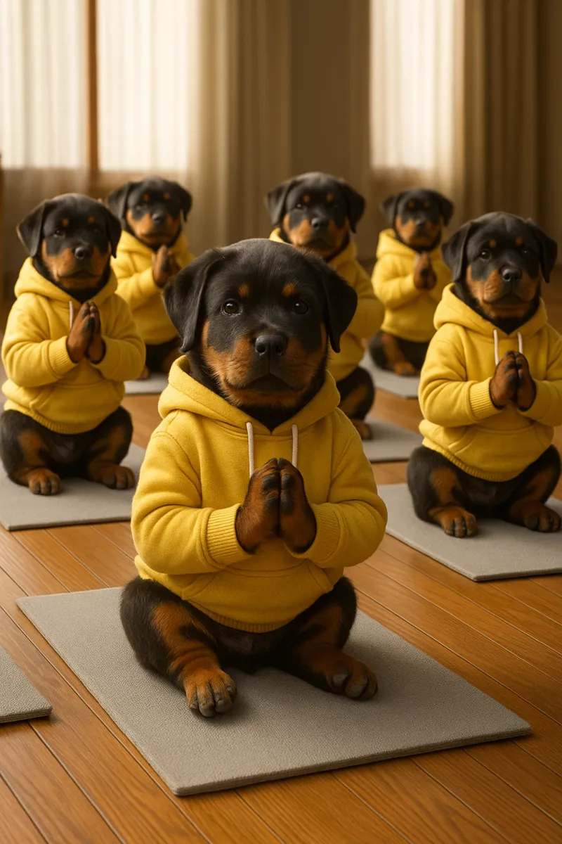 Zen Paws Yoga Dog Canvas Collection – 11x14 Wall Art