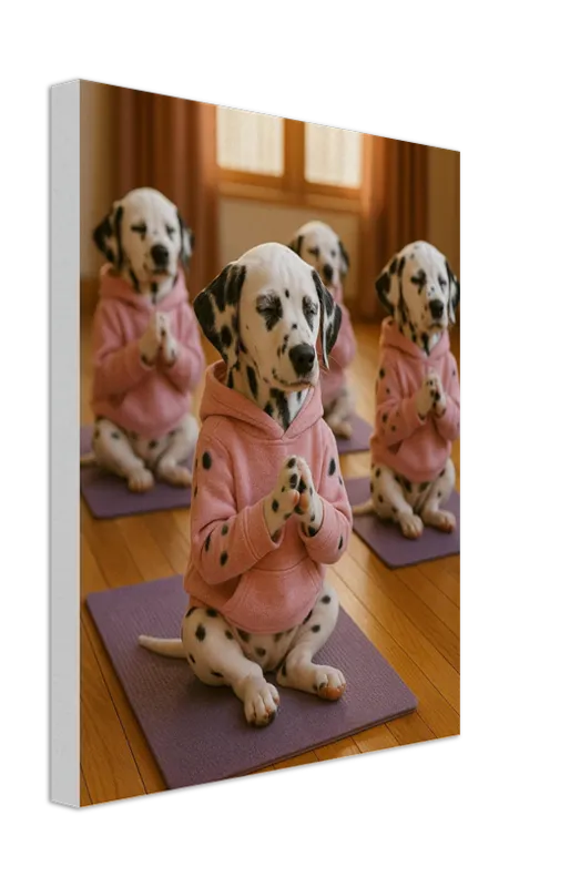 Zen Paws Yoga Dog Canvas Collection – 11x14 Wall Art - view 6