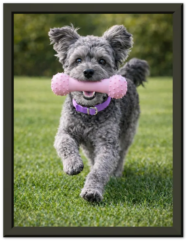 Playful Paws Collection – Dog Canvas Wall Art (6×8) - view 2