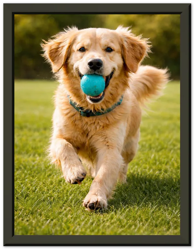 Playful Paws Collection – Dog Canvas Wall Art (6×8) - view 4