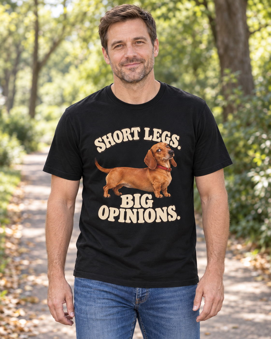 Short Legs, Big Opinions Dachshund T-Shirt - view 6