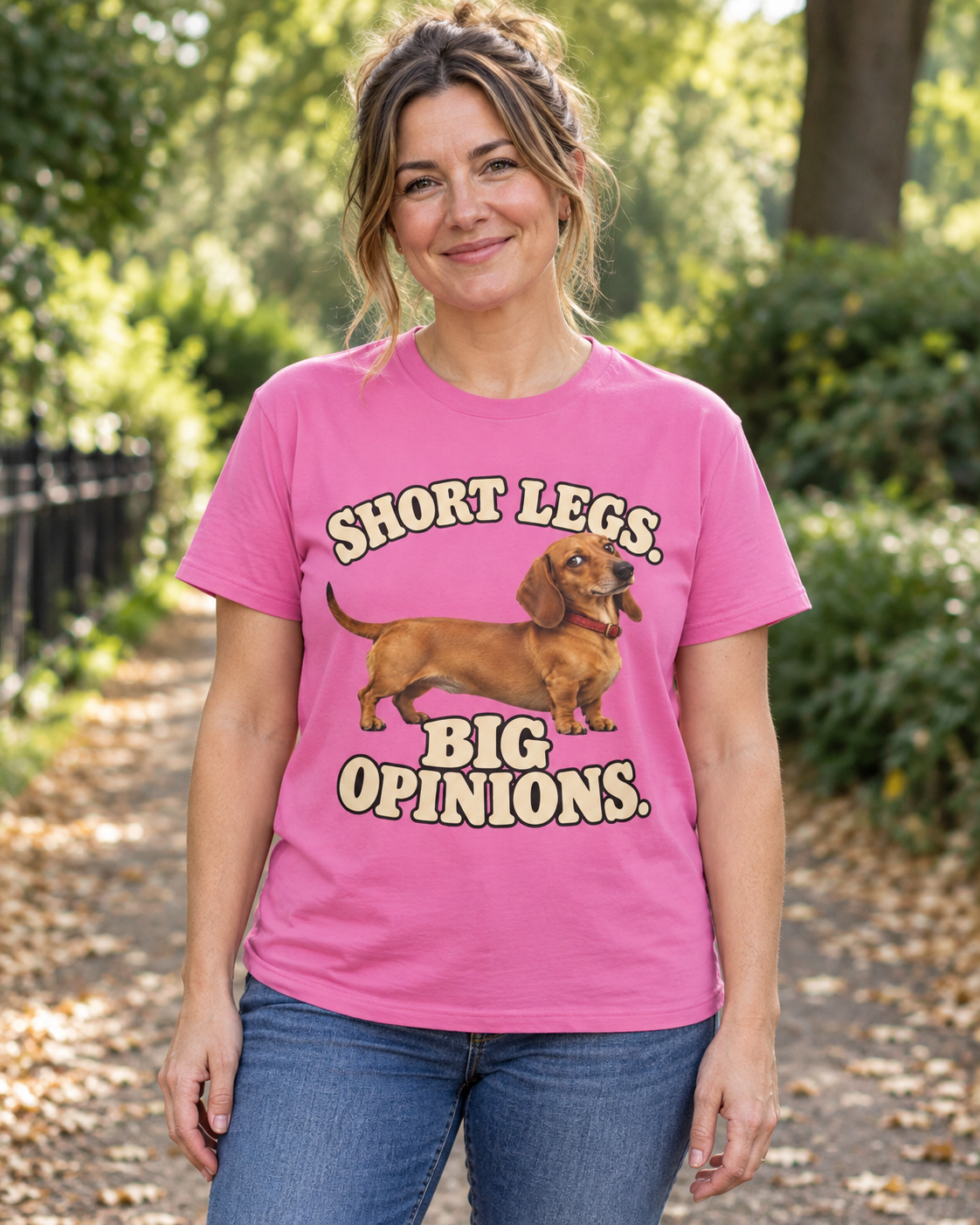 Short Legs, Big Opinions Dachshund T-Shirt - view 5