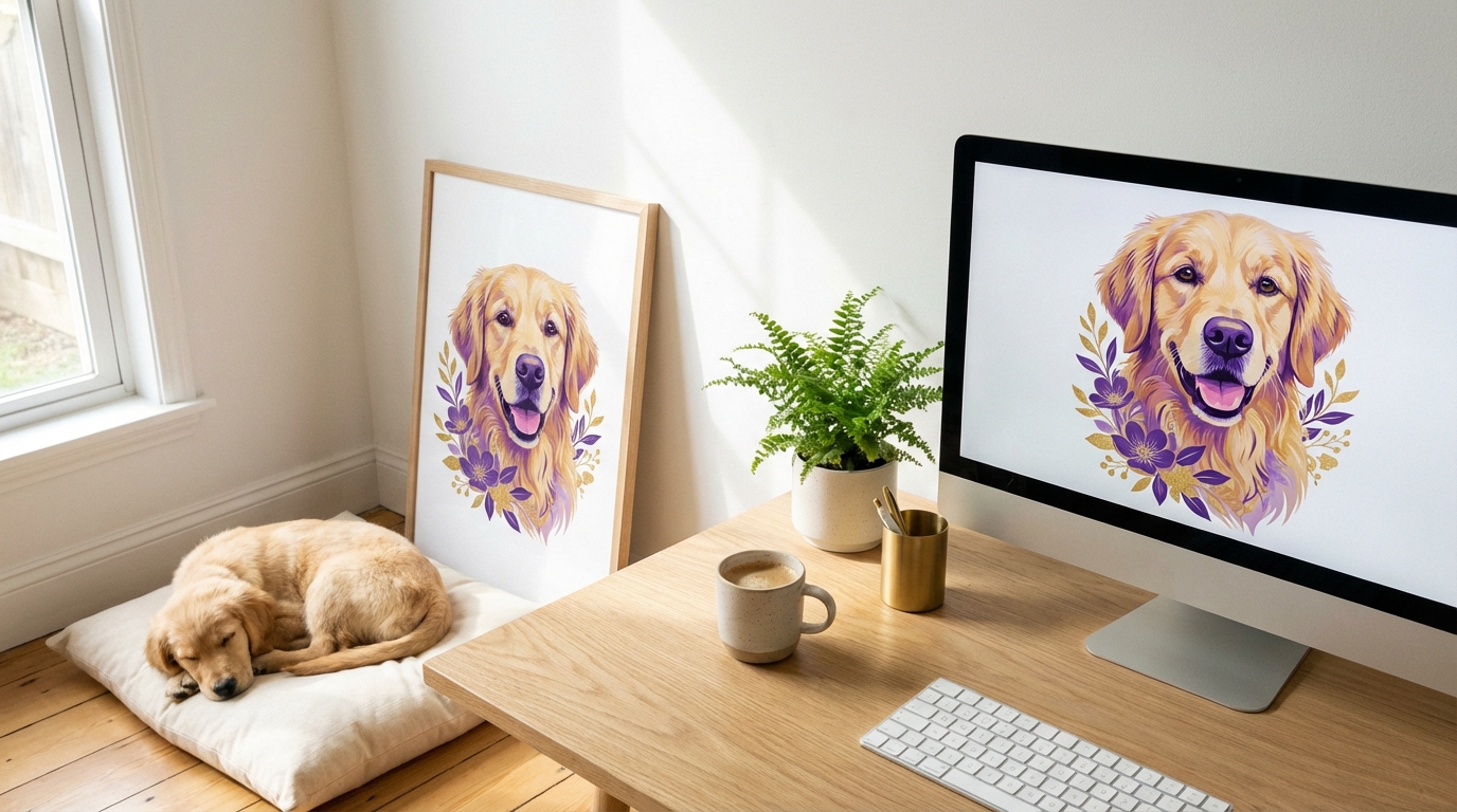Why Printable Wall Art Makes the Perfect Pet Gift