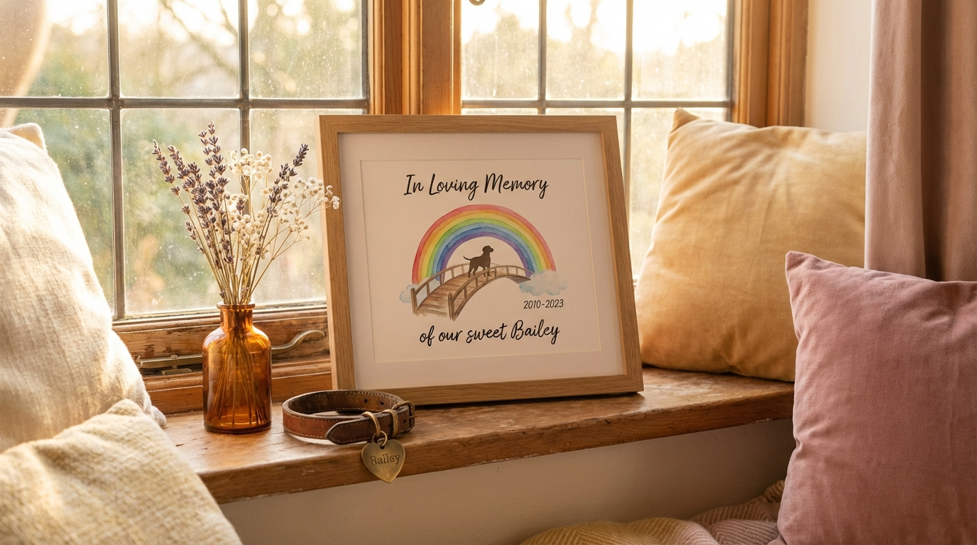 Personalised Pet Memorial Gifts: Honouring Your Best Friend